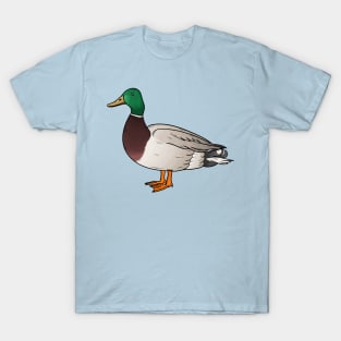 Mallard duck cartoon illustration T-Shirt